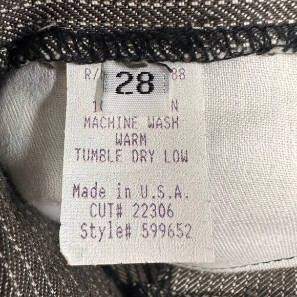 Wah Maker Pants Mens 28 Black Striped Frontier Wear Cowboy Western Rodeo‎ - Picture 8 of 12